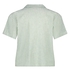 Linen Pyjama Top, Green