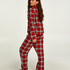 Twill Check Pyjama Set, Red