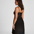 Nora Lace Slip Dress, Black