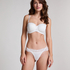 Elliena Extra Low V Thong, White
