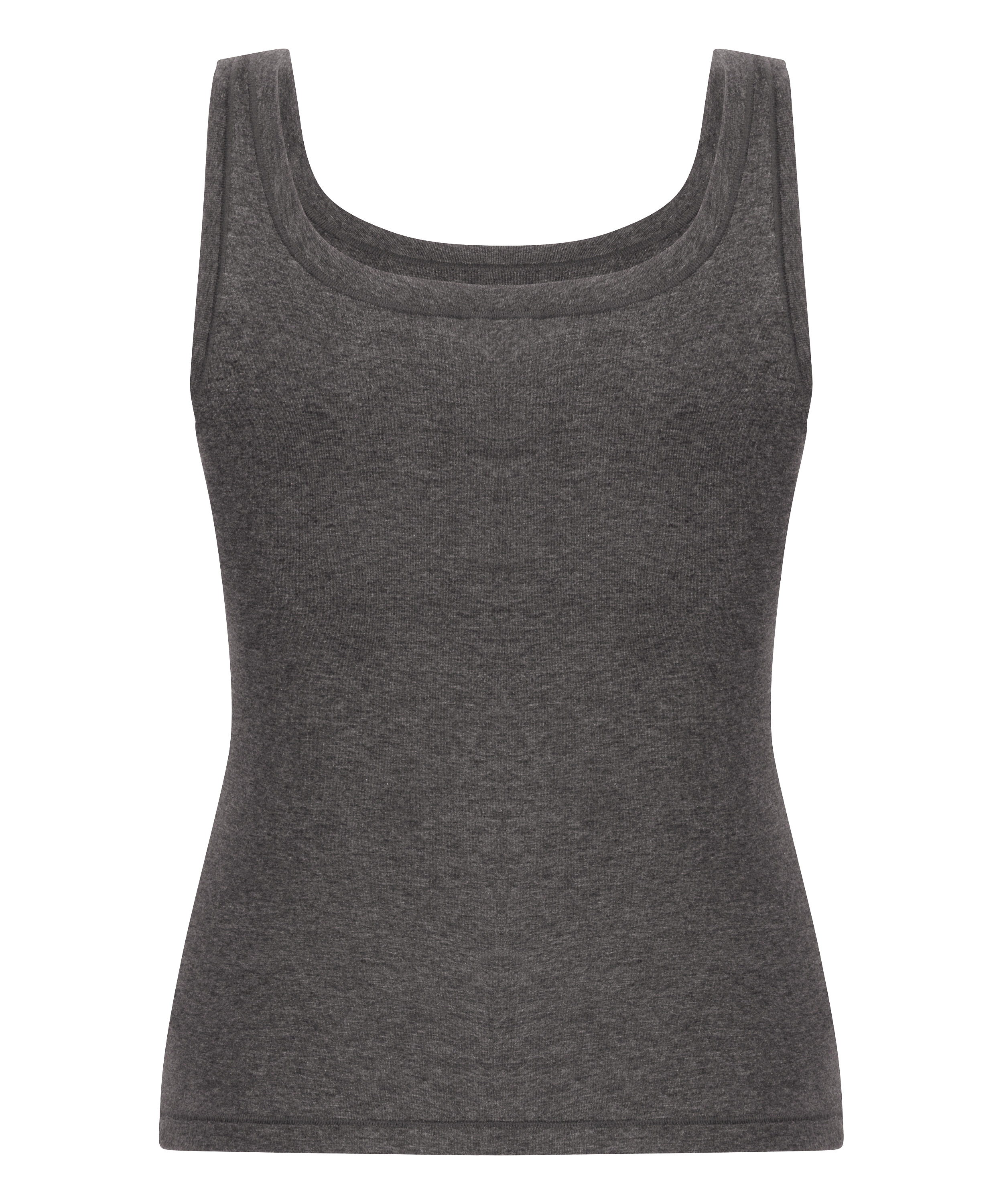 Singlet Tanktop Soft Cotton, Gray, main
