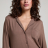 Essential Jersey Shirtdress, Brown