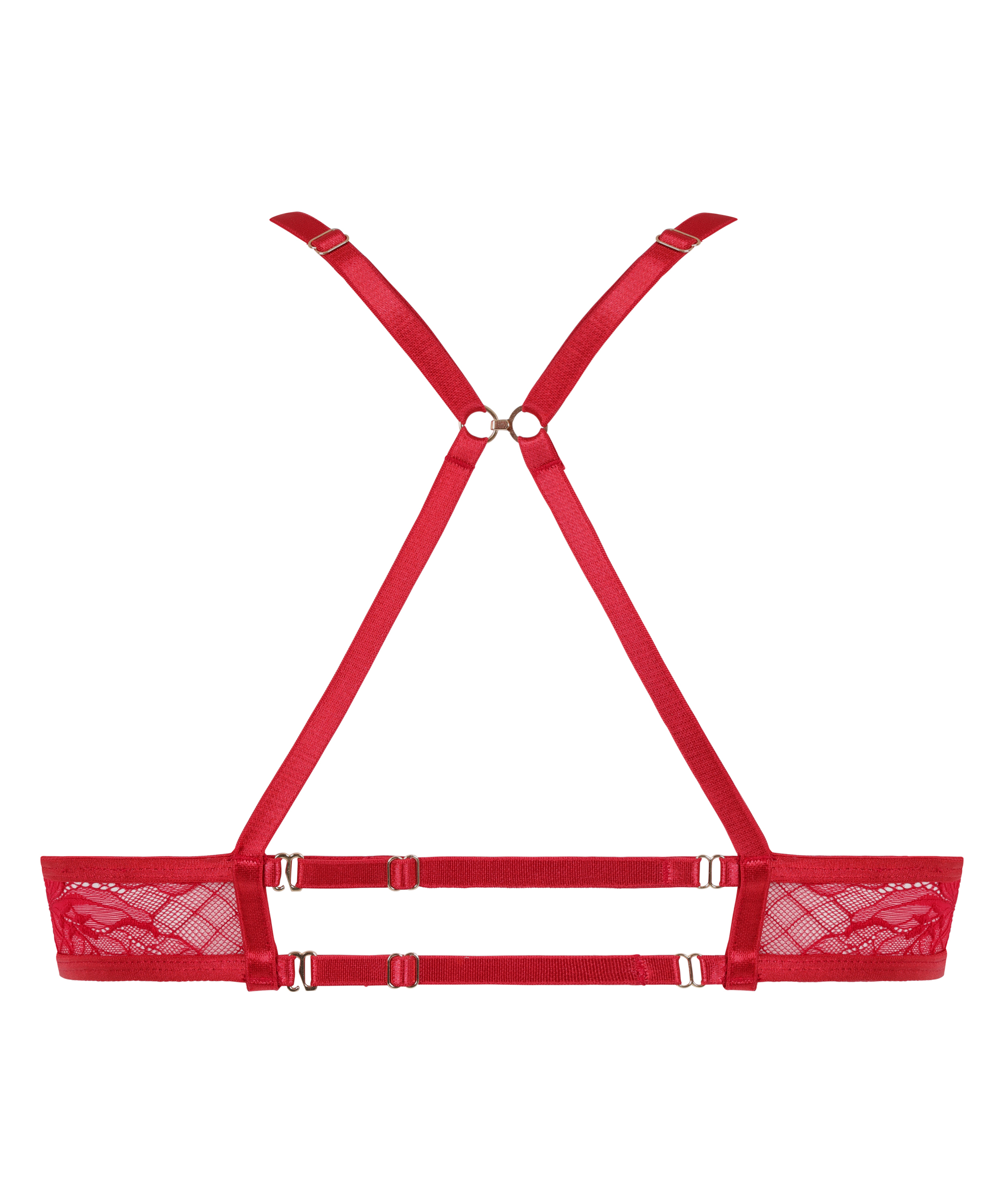 Chayna Non-Padded Underwired Bra, Red, main