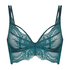 Raquel Non-Padded Longline Underwired Bra, Blue