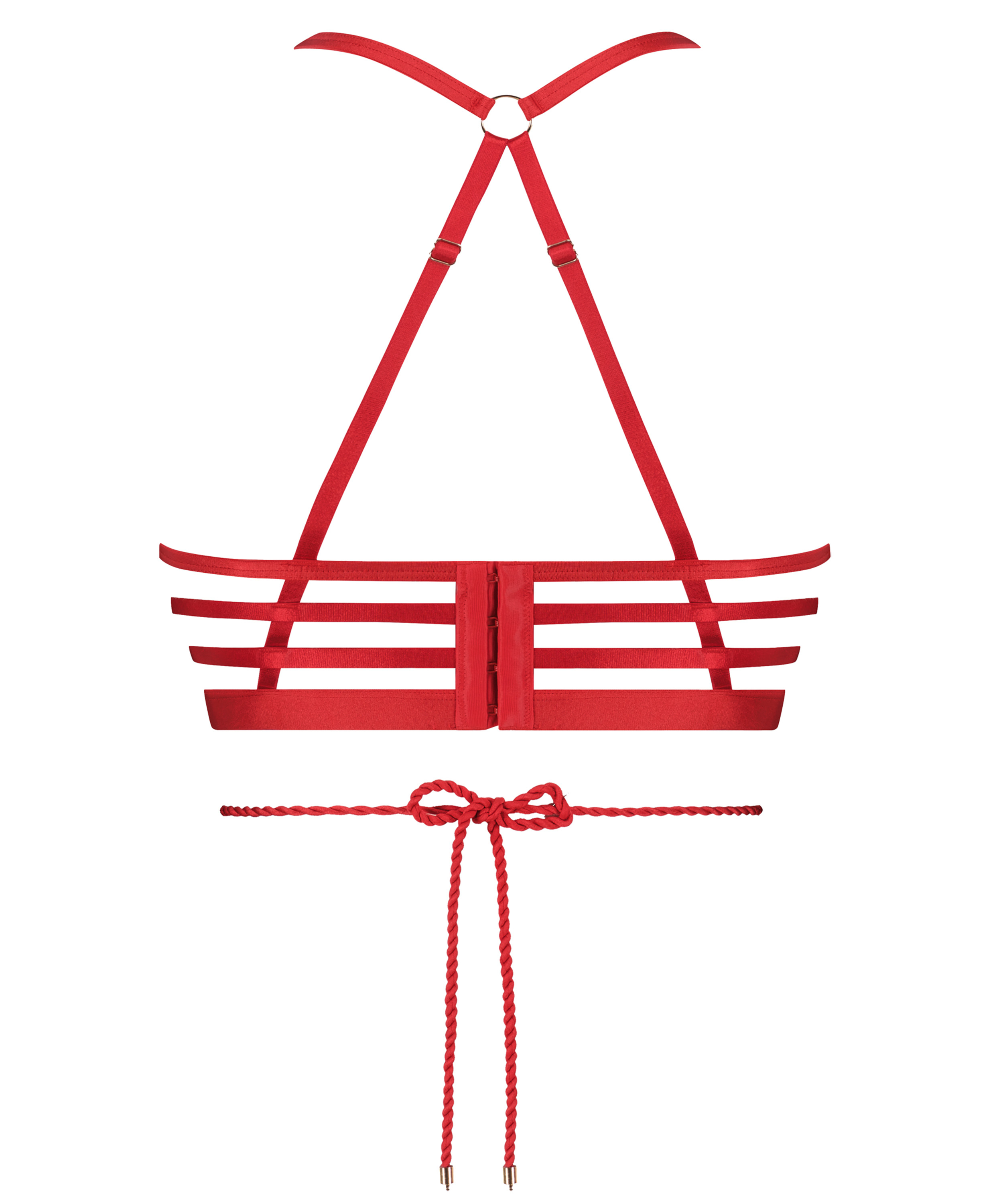 Bellini Padded Underwired Bra, Red, main