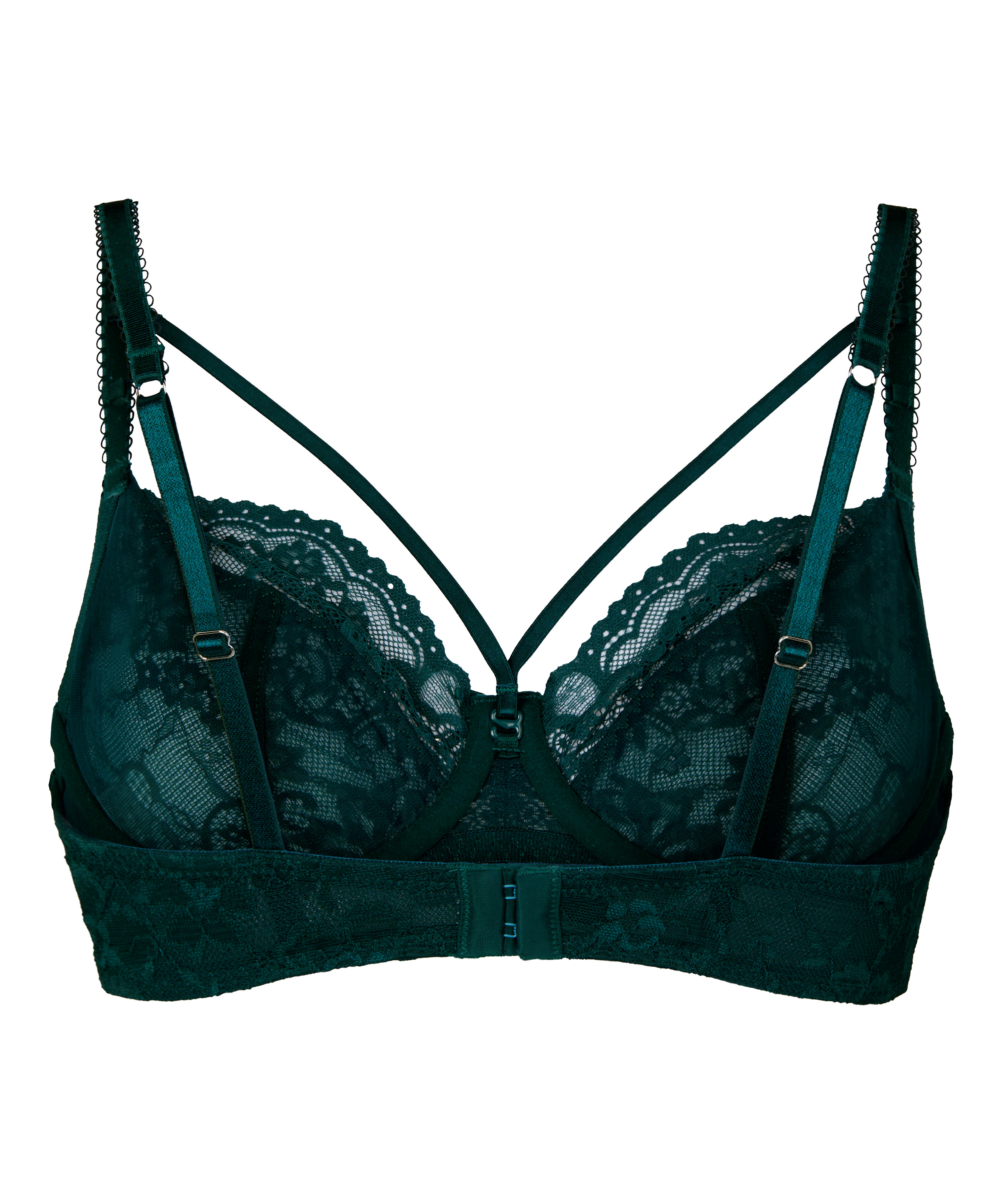 Isadora Non-Padded Underwired Bra, Green, main
