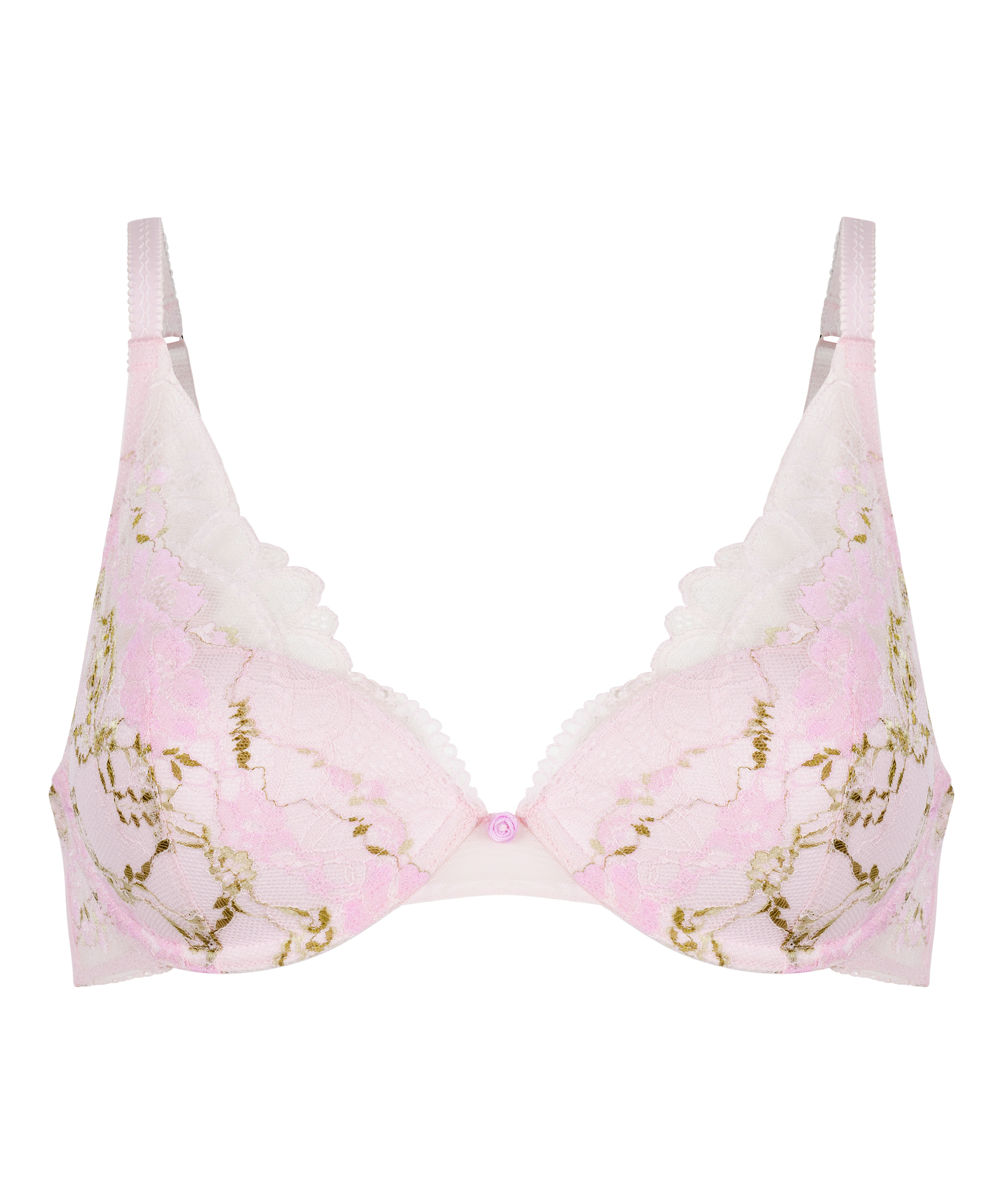 Miri Padded Underwired Bra, Pink, main