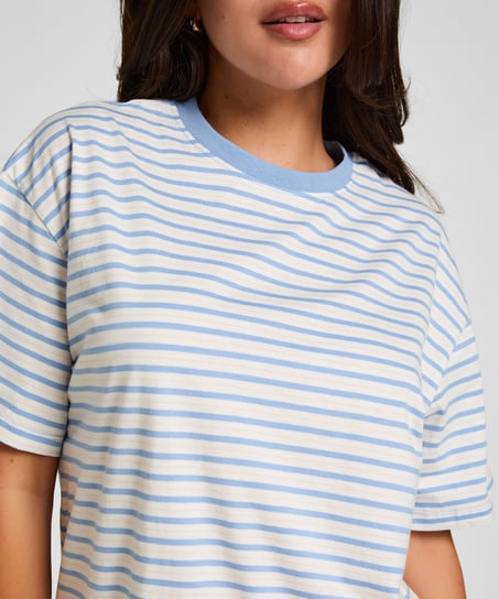 Roundneck Nightshirt, Blue