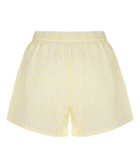 Pyjama Short Seersucker, Yellow