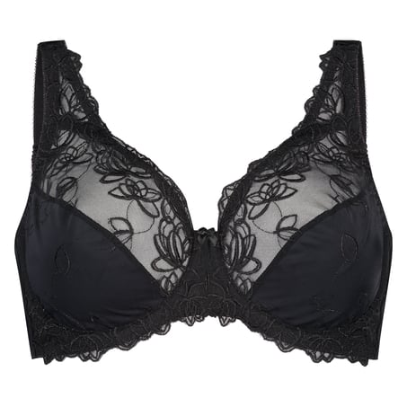 Diva Non-Padded Underwired Bra, Black