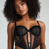 Missy Non-Padded Underwired Longline Bra, Black