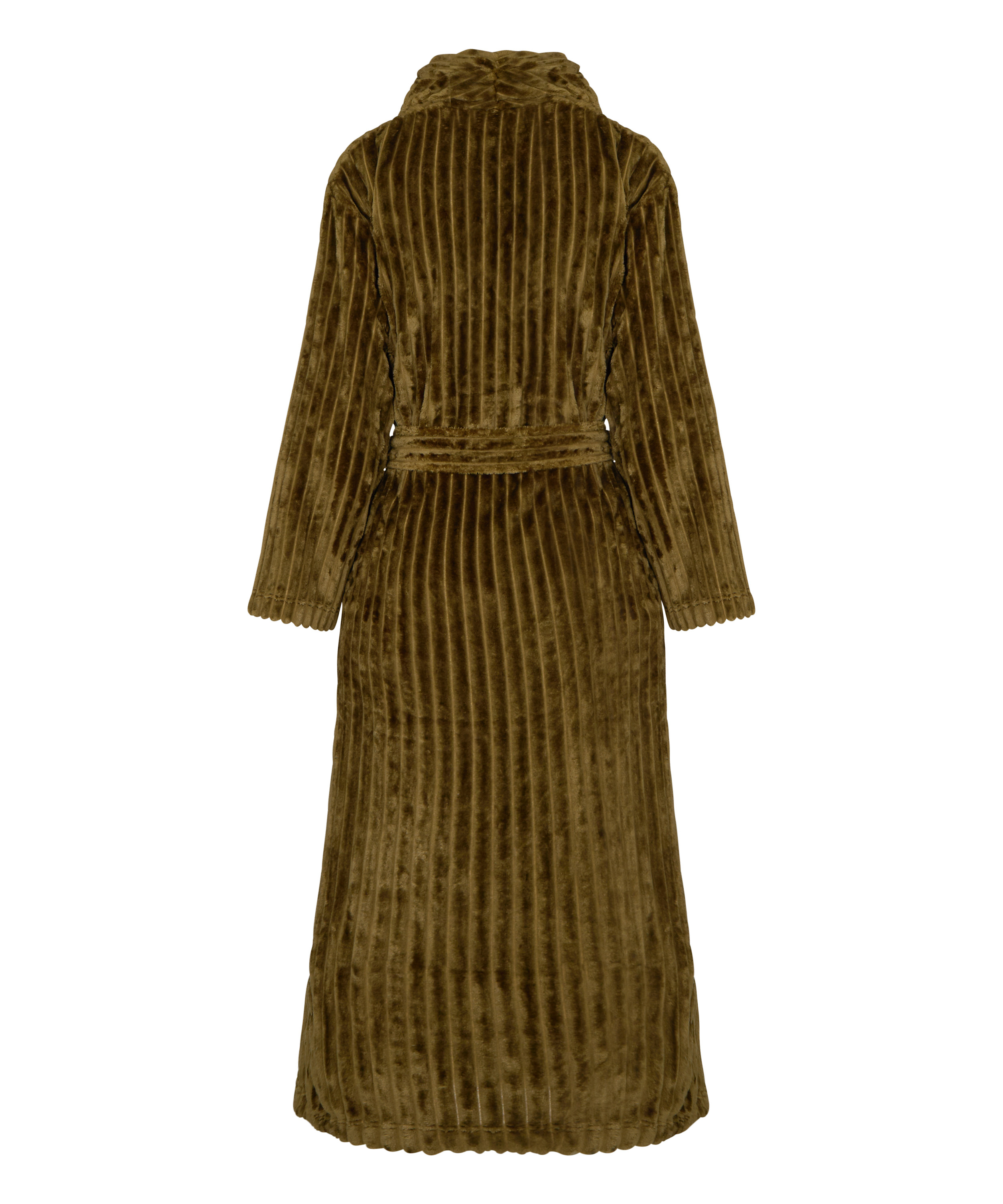 Bathrobe Jacqueared Fleece, Green, main