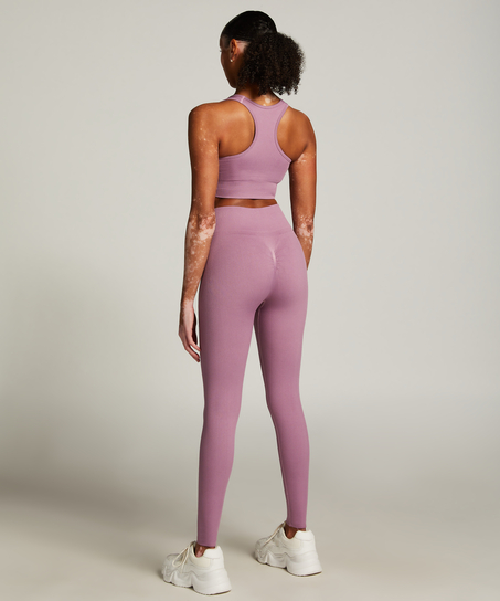 HKMX Seamless Sports Bra, Purple