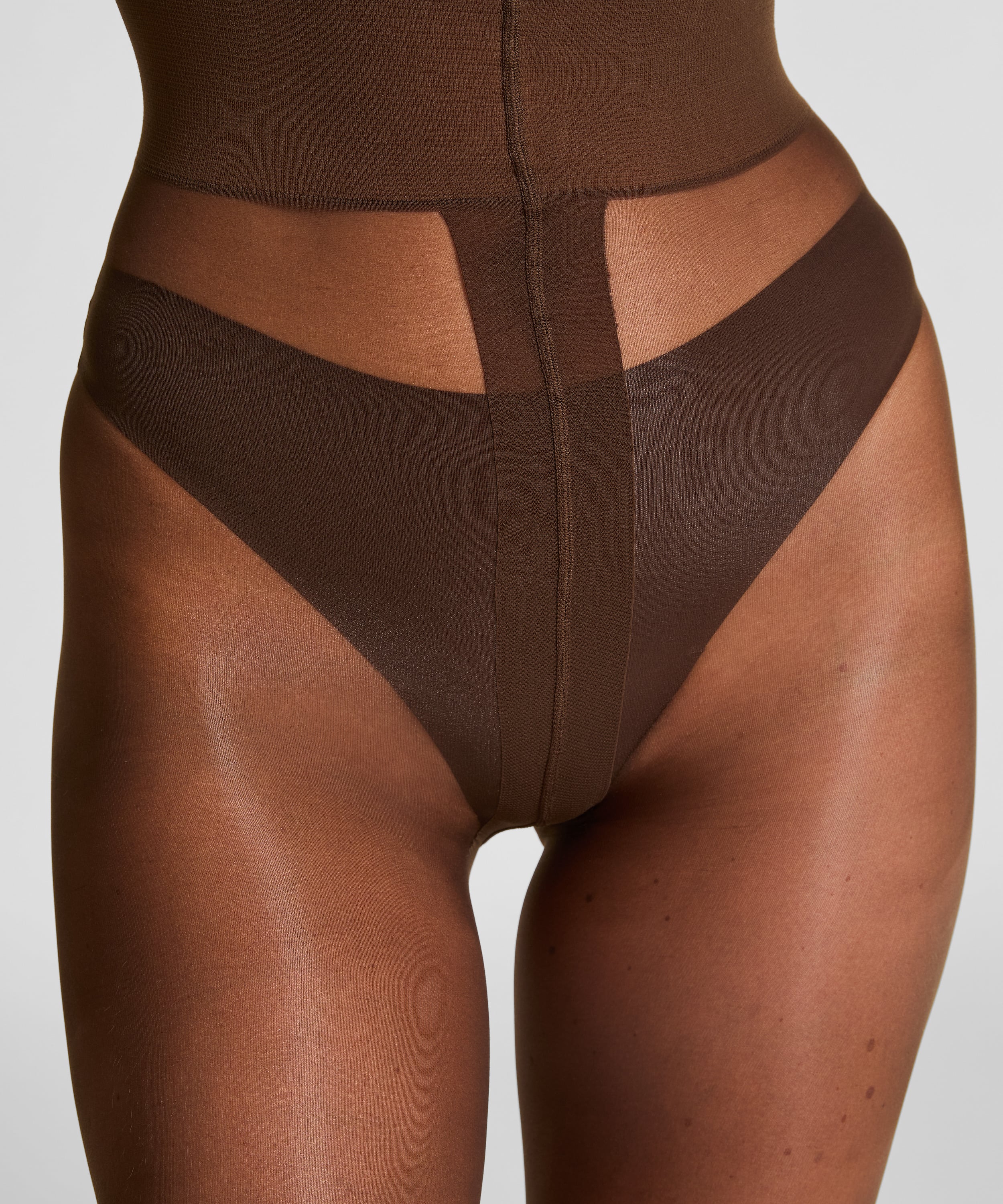 Tights 15 Denier Second Skin, Brown, main