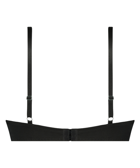 Char Padded Underwired Maximizer Bra, Black