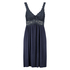 Modal Lace Slip Dress, Blue