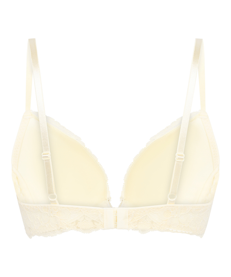 Marine Padded Push-Up Underwired Bra, Yellow