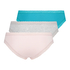 Serenity 3-pack Brazilians, Blue