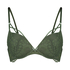 Daisy Padded Underwired Maximizer Bra, Green