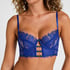 Nienke Non-Padded Underwired Longline Bra, Blue