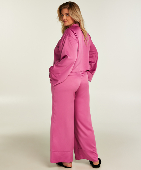 Satin Trousers, Purple