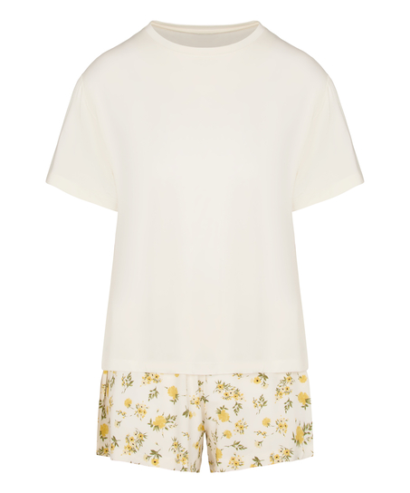 Pyjama Set Daisy, White