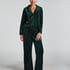 Velvet Pyjama Pants, Green