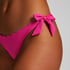 Scallop Lurex Rio Bikini Bottoms, Pink