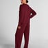 Pyjama Top Loose Pointelle, Red