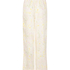 Satin Trousers, White