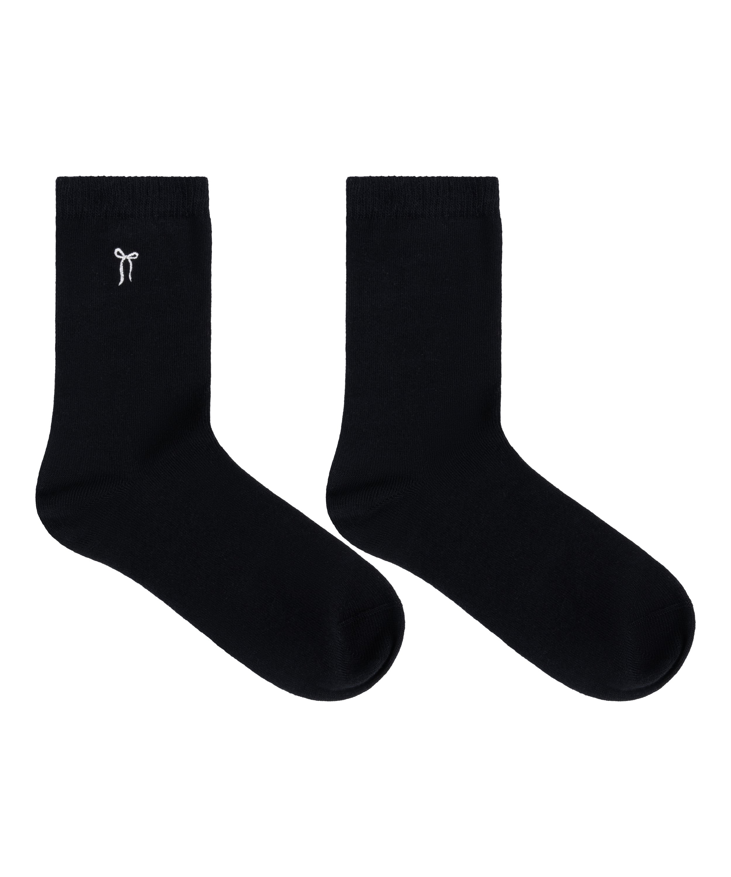 Modal Crew Socks, Black, main
