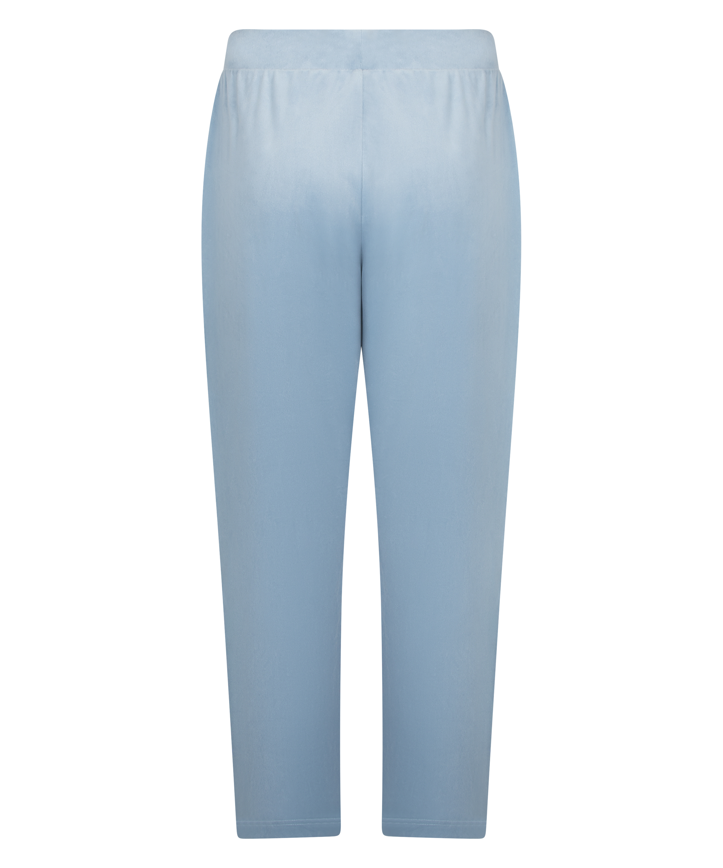 Tall Velours Pyjama Bottoms, Blue, main