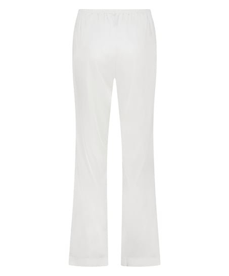 Flare Pants Satin White Trousers Wide Leg Suit Trousers White