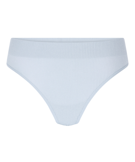 Dianne High Leg Thong, Blue