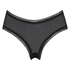 Zabrina V-shape Brazilian knickers, Black