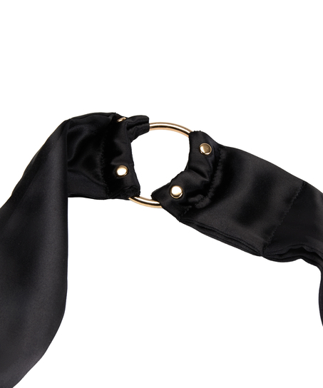 Satin Wrist Ties, Black