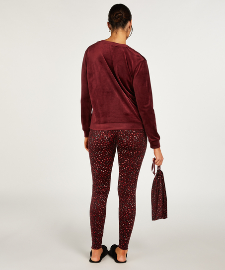 Pyjamaset with Bag, Purple