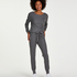 Waffle pyjama set, Gray