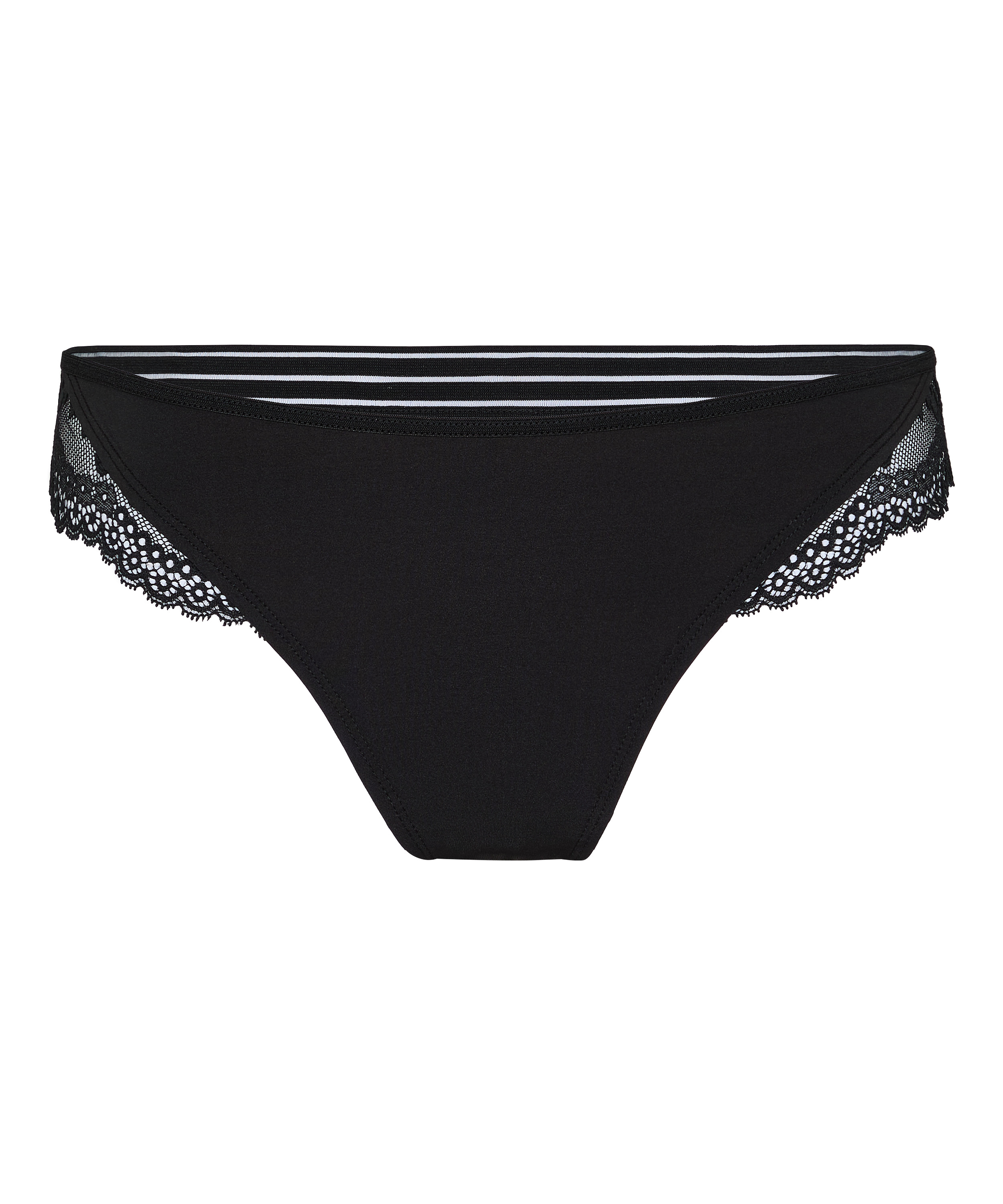 Silje Highleg Brazilian, Black, main