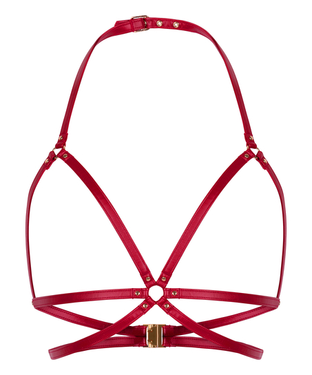Open Bralette, Red