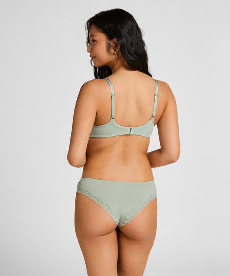Lola Padded Non-Wired Bra, Green