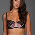 Poppy Padded Underwired Bra, Black