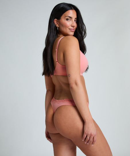 Lola Padded Non-Wired Bra, Pink