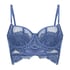 Daan Non-Padded Longline Underwired Bra, Blue