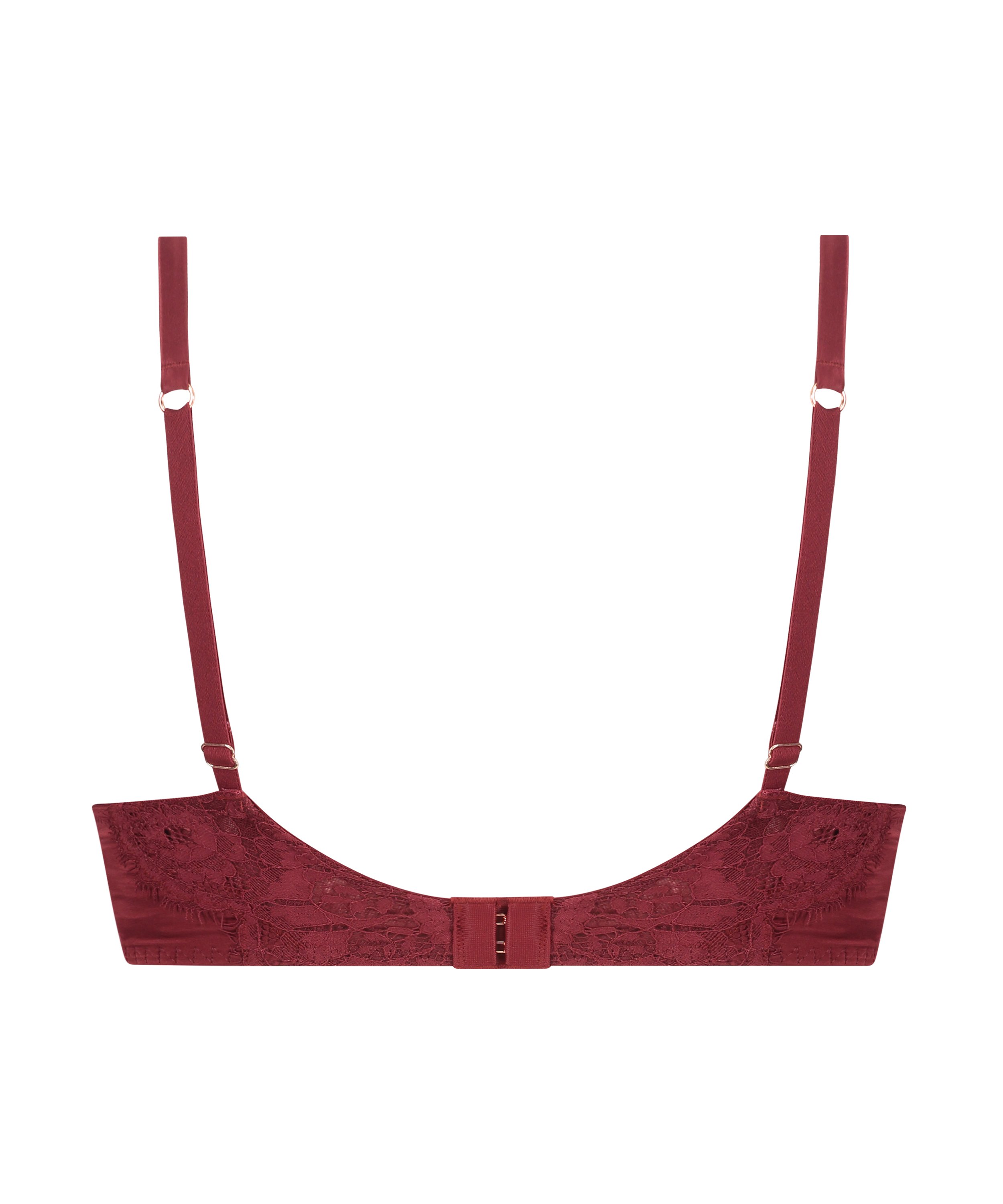 Hannako Padded Underwired Bra, Red, main