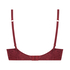 Hannako Padded Underwired Bra, Red