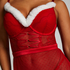 Sexy Santa Wired Slip Dress, Red