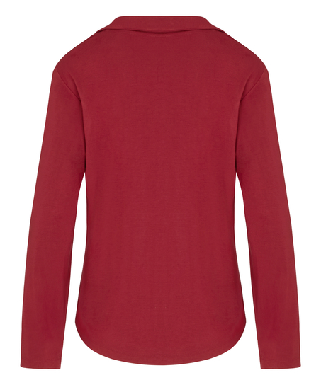 Essential Jersey Long-Sleeved Jacket, Red