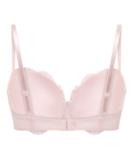 Teddy Padded Underwired Bra, Pink