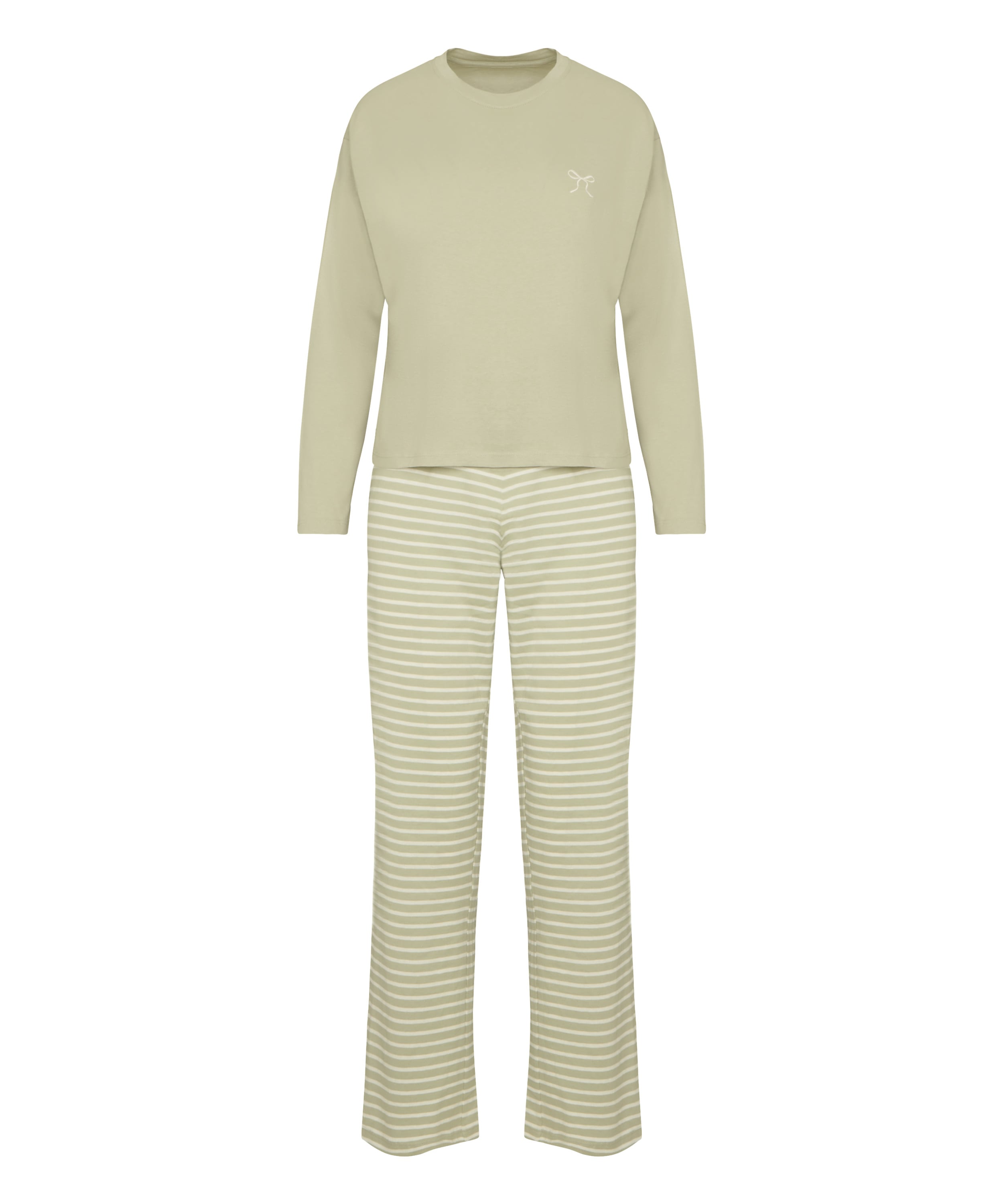 Pyjamaset Cotton , Green, main